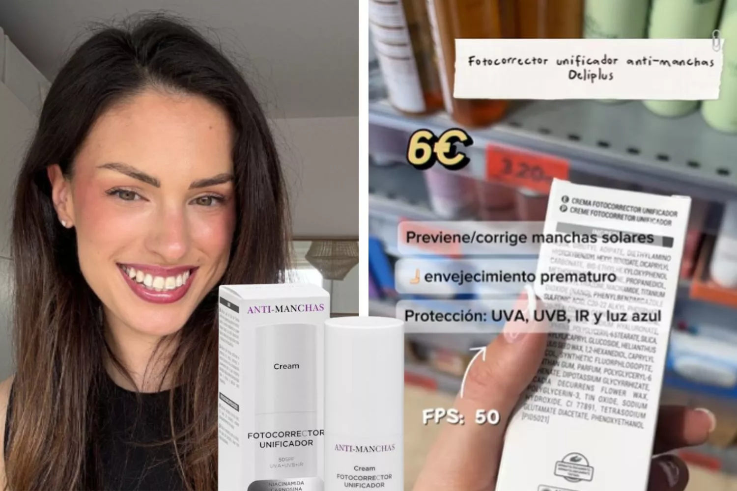 Mercadona vende la crema antimanchas que sorprende a los expertos/ Fotomontaje Consumidor Global Ig@ mcarmenpadillaseq