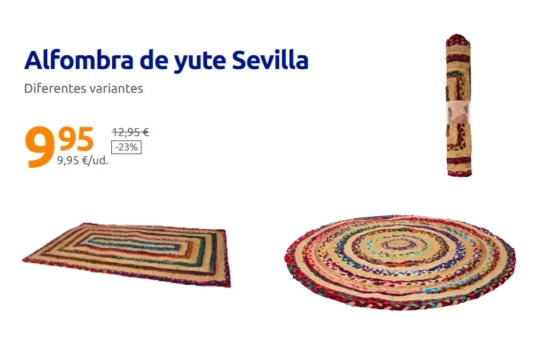 Alfombras exteriores yute/ ACTION