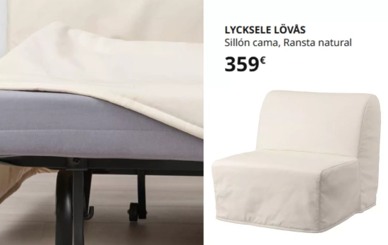 LYCKSELE LÖVÅS Sillón cama/ IKEA LYCKSELE LÖVÅS Sillón cama/ IKEA