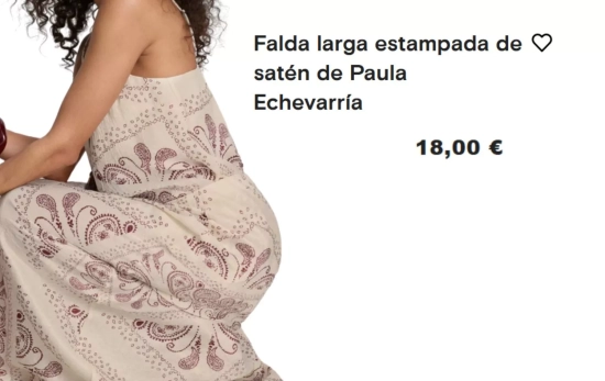 Top de tirantes de satén de Paula Echevarría/ PRIMARK Top de tirantes de satén de Paula Echevarría/ PRIMARK