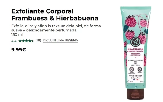 Exfoliante Corporal Frambuesa & Hierbabuena/ Montaje Consumidor Global