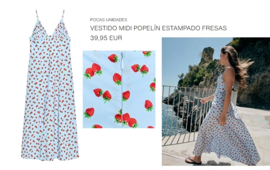 Vestido fresas/ ZARA Vestido fresas/ ZARA