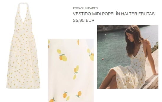 Vestido de limones/ ZARA Vestido de limones/ ZARA