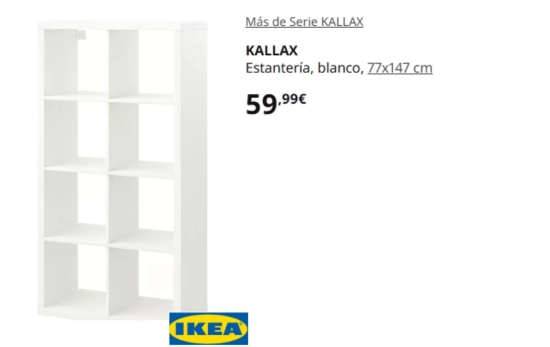 KALLAX ESTANTERÍA/ IKEA KALLAX ESTANTERÍA/ IKEA