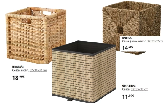 Cestas para estantería/ IKEA Cestas para estantería/ IKEA