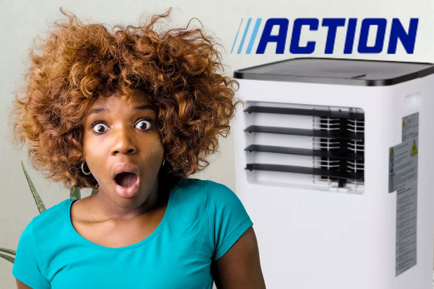 Action pone a la venta su aire acondicionado más barato / Fotomontaje Consumidor Global