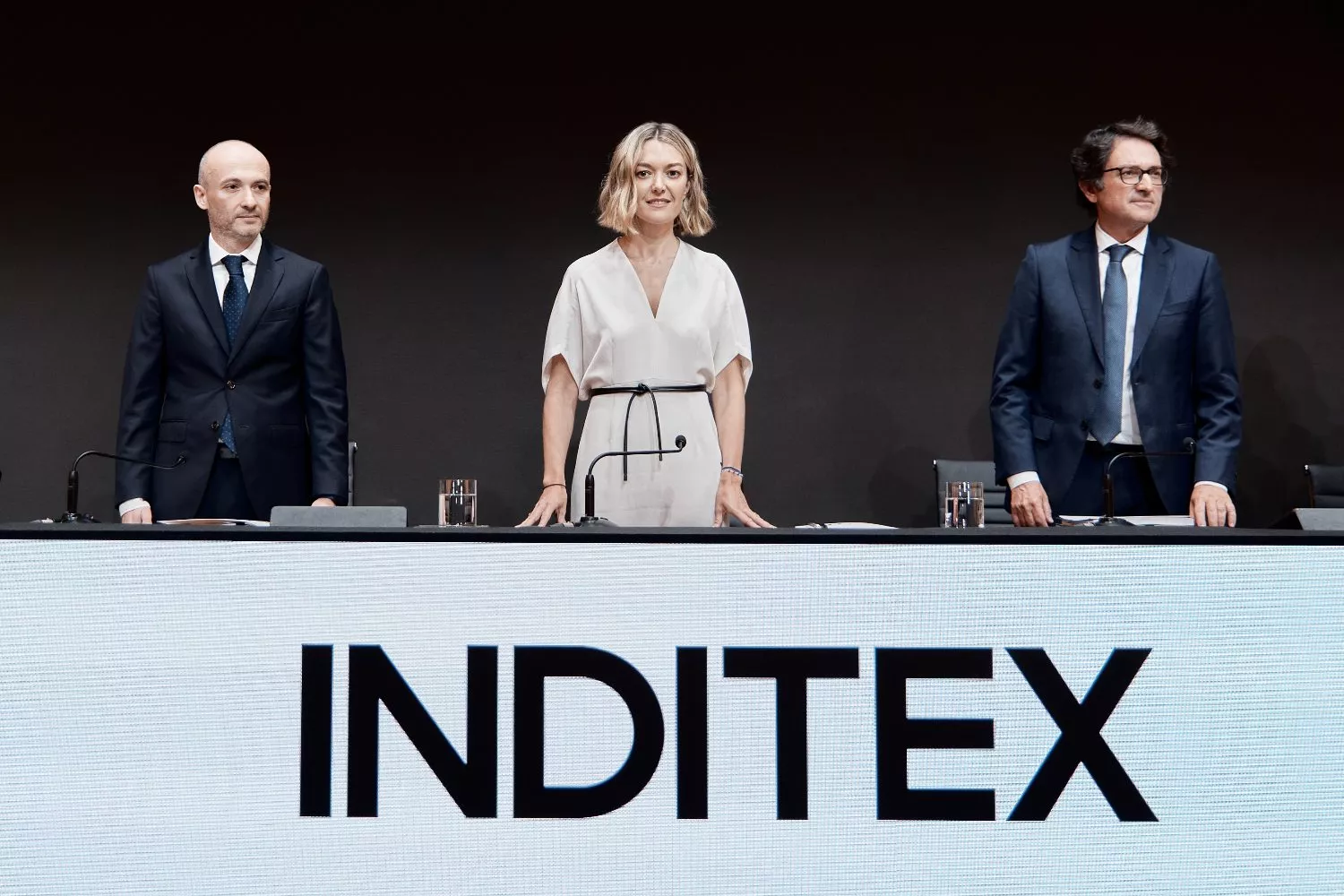 La presidenta de Inditex, Marta Ortega y el consejero Oscar García Maceiras / INDITEX