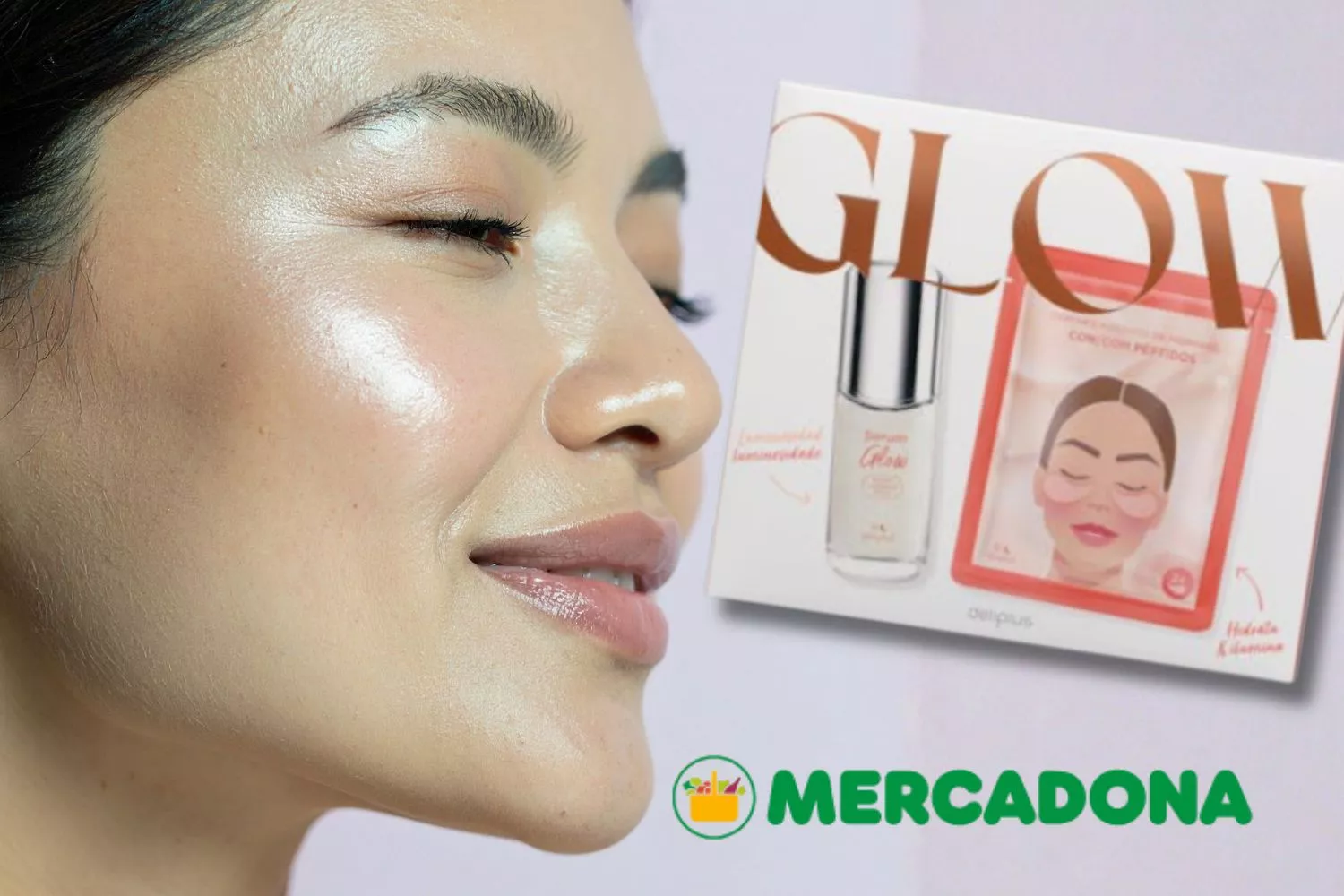  Mercadona y su nuevo lote efecto 'glow' / Fotomontaje CONSUMIDOR GLOBAL