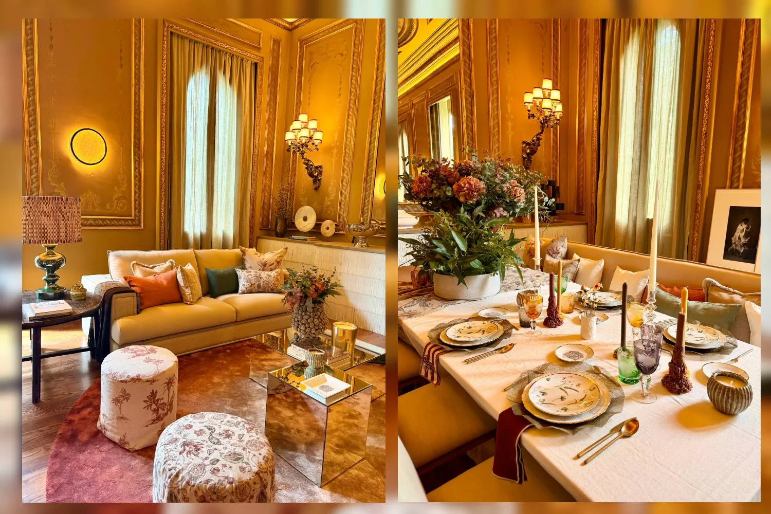 El salón y comedor diseñado para Ecléctica / CG