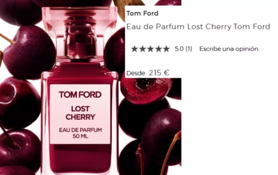 Lost Cherry de Tom Ford/ El Corte Inglés