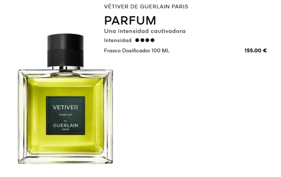 VÉTIVER DE GUERLAIN PARIS/ GUERLAIN