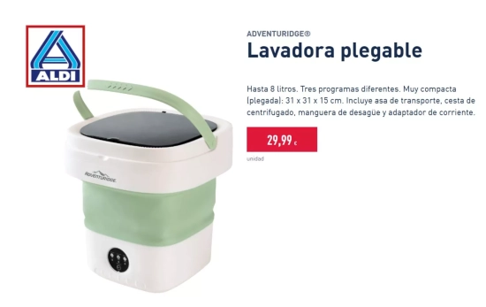 Lavadora plegable/ ALDI