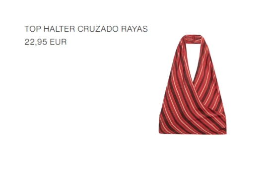 Top rayas/ ZARA