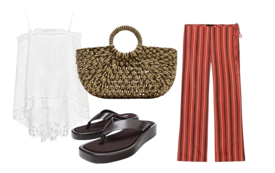 Inspiración de estilismo con el pantalón de Zara/ Fotomontaje Consumidor Global