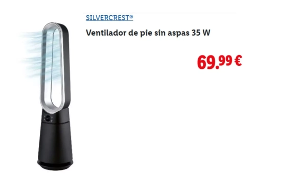 Ventilador sin aspas / Lidl