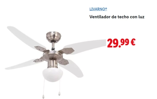 Ventilador de techo/ LIDL