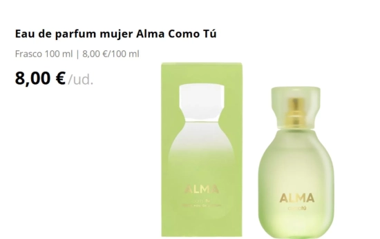 Perfume Como Tú Alma / Mercadona Perfume Como Tú Alma / Mercadona