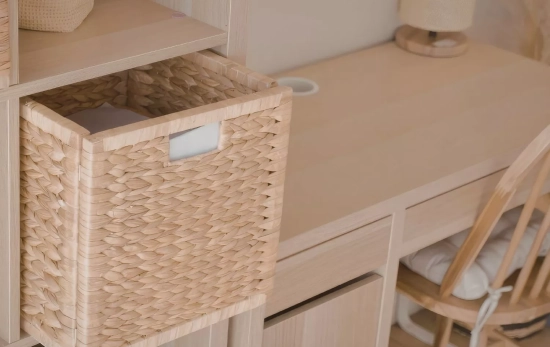 Un cajón de mimbre/ CANVA Un cajón de mimbre/ CANVA