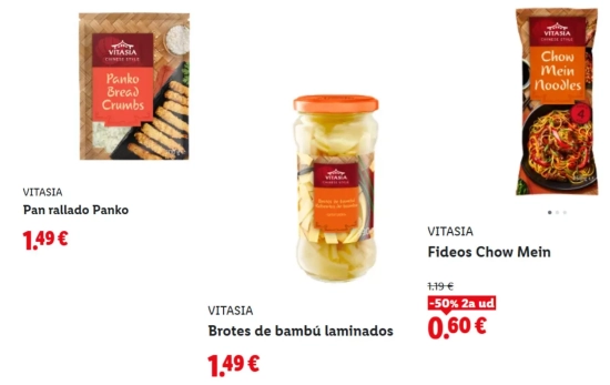 Productos asiáticos/ LIDL Productos asiáticos/ LIDL