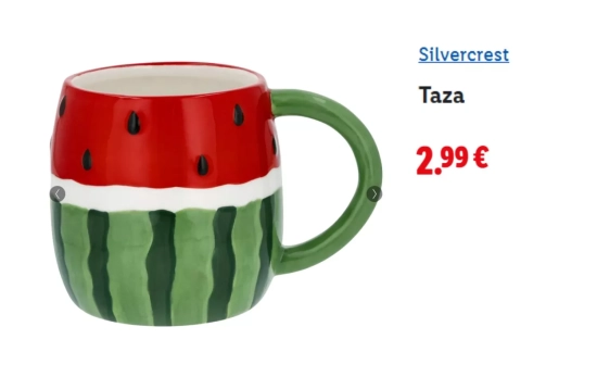 Taza sandía/ LIDL Taza sandía/ LIDL