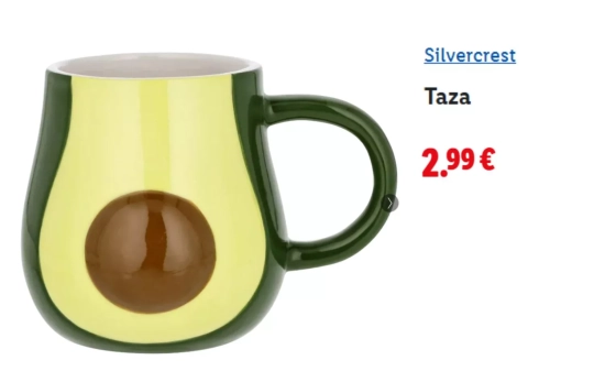 Taza aguacate/ LIDL Taza aguacate/ LIDL