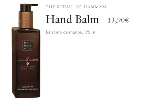 Hand Balm The Ritual of Hamman/ RITUALS Hand Balm The Ritual of Hamman/ RITUALS