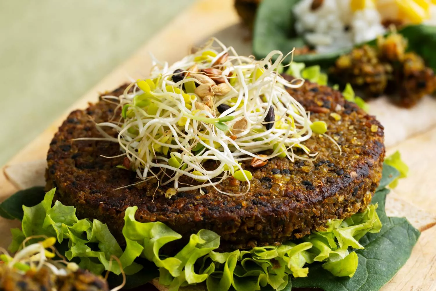 Una 'burger' vegetal (1)