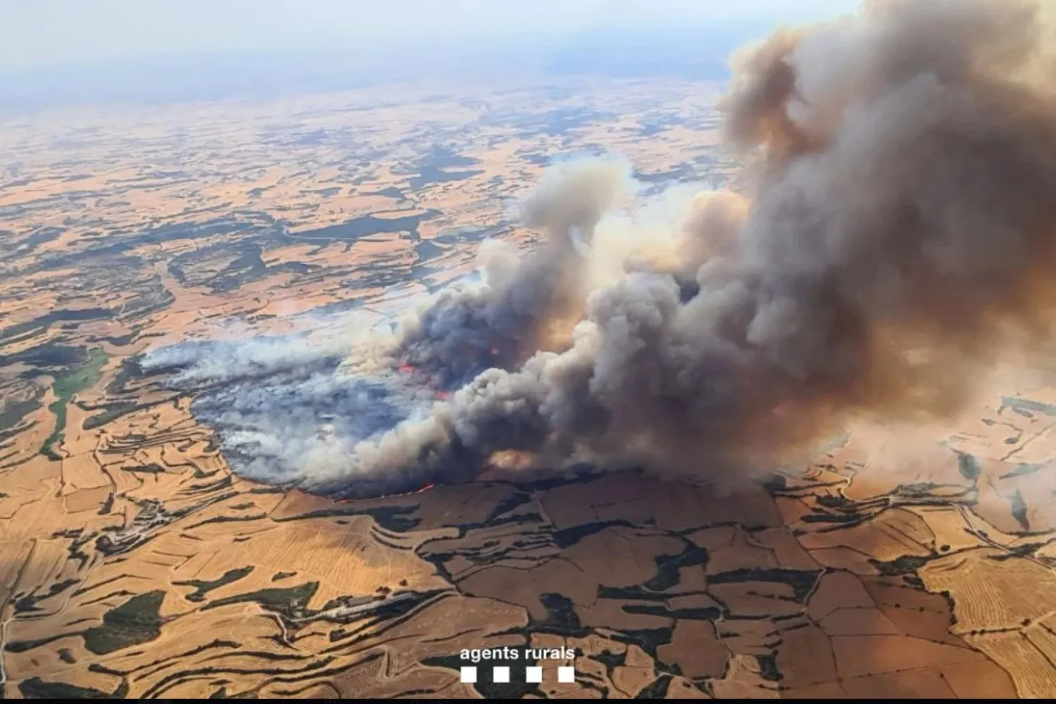 Un incendio en la provincia de Lleida / Generalitat de Cataluña