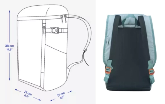 Mochila nevera 10 litros isotérmica y compacta Quechua 100/ DECATHLON Mochila nevera 10 litros isotérmica y compacta Quechua 100/ DECATHLON