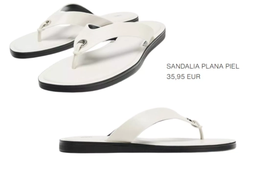 Sandalia plana piel/ ZARA Sandalia plana piel/ ZARA