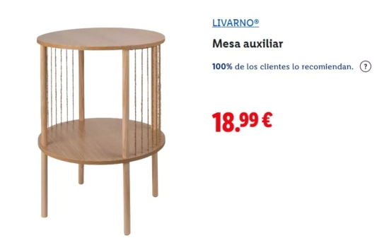 Mesa auxiliar/ LIDL