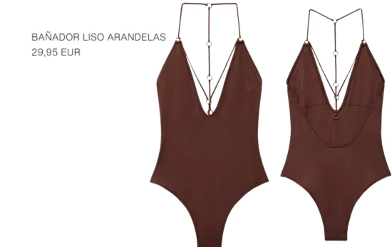Bañador arandelas/ ZARA Bañador arandelas/ ZARA