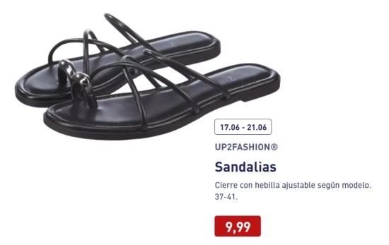 UP2FASHION® Sandalias/ ALDI UP2FASHION® Sandalias/ ALDI