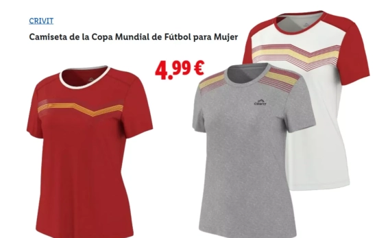 Camiseta mundial fútbol/ LIDL Camiseta mundial fútbol/ LIDL