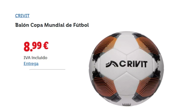 Balón Mundial/ LIDL Balón Mundial/ LIDL