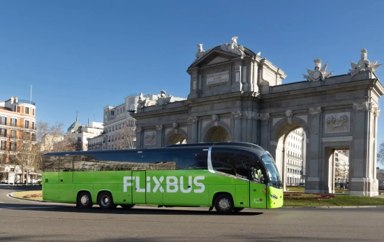 Autobús de FlixBus en Madrid FLIXBUS EP Autobús de FlixBus en Madrid FLIXBUS EP