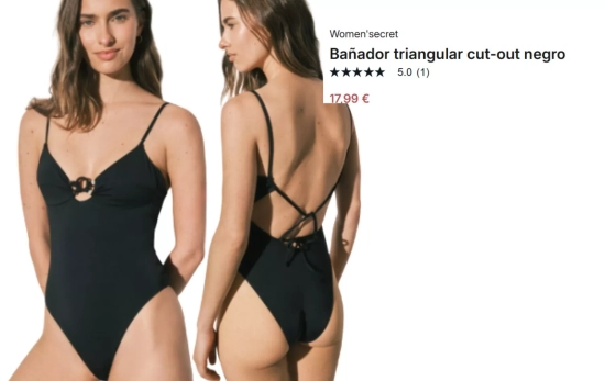 Bañador abalorios/ WOMEN'SECRET Bañador abalorios/ WOMEN'SECRET