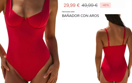Bañador rojo/ ETAM Bañador rojo/ ETAM