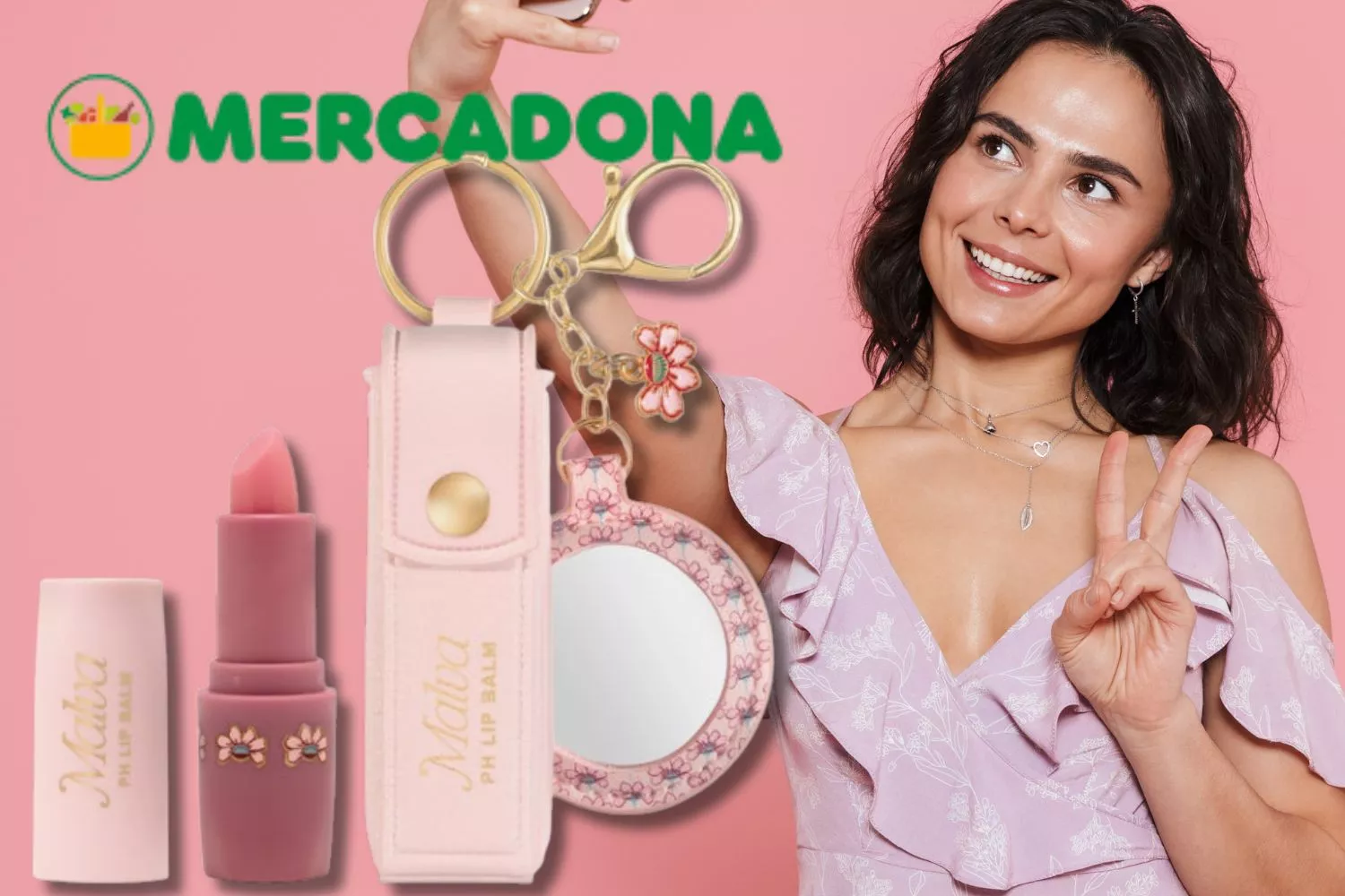 El nuevo pintalabios de Mercadona y otros cosméticos / Fotomontaje CONSUMIDOR GLOBAL