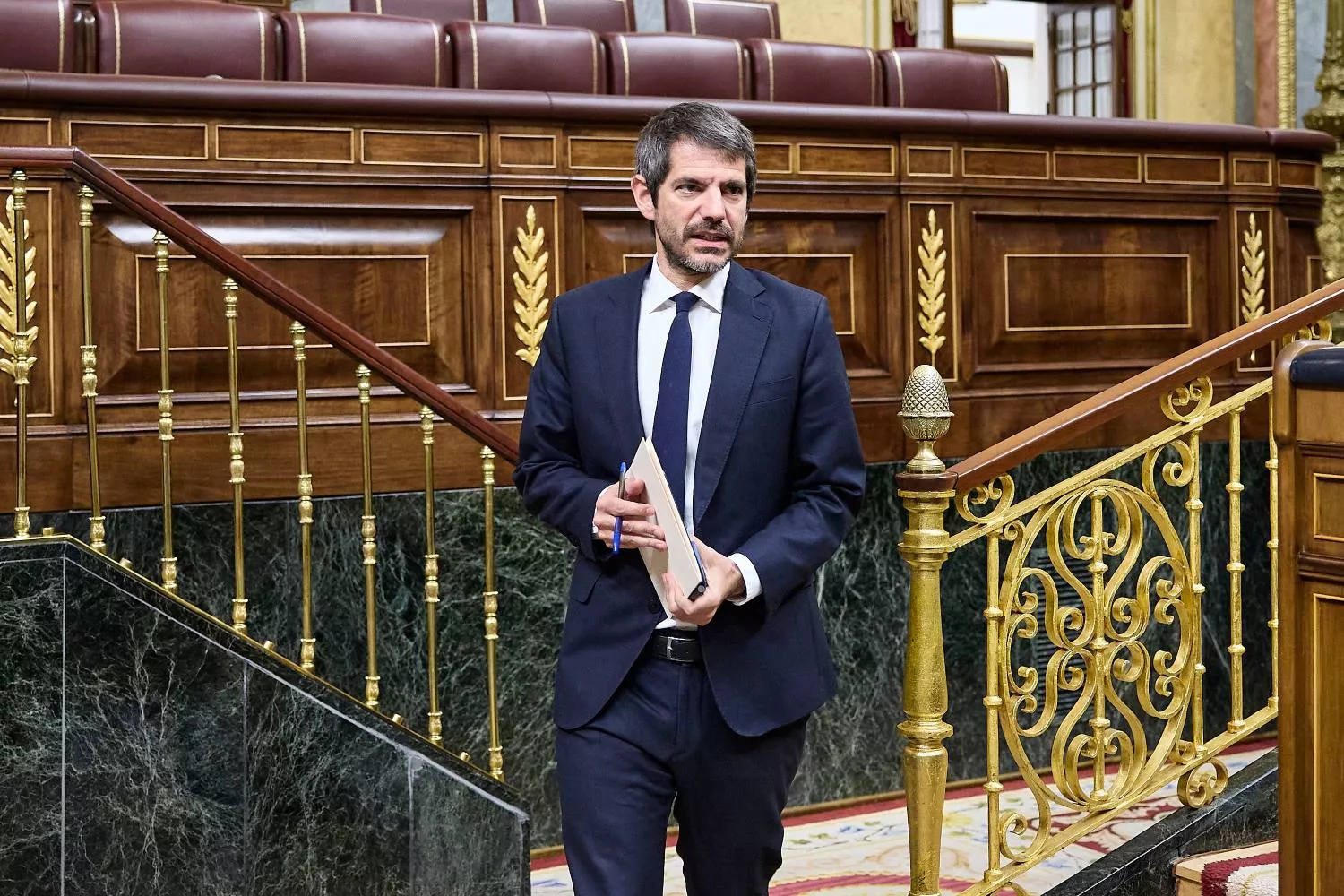 El ministro de Cultura, Ernest Urtasun, durante una sesión plenaria, en el Congreso de los Diputados / EP