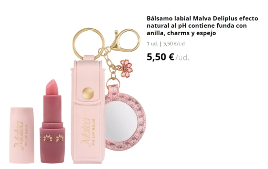 Bálsamo labial Malva Deliplus / MERCADONA Bálsamo labial Malva Deliplus / MERCADONA