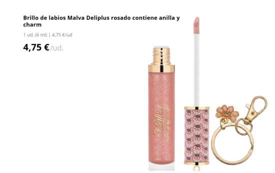 Brillo de labios Malva Deliplus /MERCADONA Brillo de labios Malva Deliplus /MERCADONA