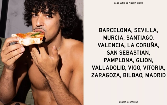 Publicidad de Grosso Napoletano en redes/ @INSTAGRAM Publicidad de Grosso Napoletano en redes/ @INSTAGRAM