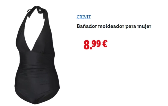 Bañador moldeador para mujer/ LIDL Bañador moldeador para mujer/ LIDL