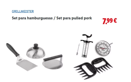 Kit de accesorios para la barbacoa/ LIDL