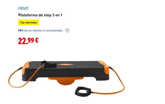 Step con tensores/ LIDL