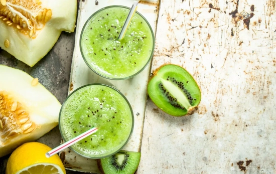 Batido de melón, kiwi y limón/ CANVA