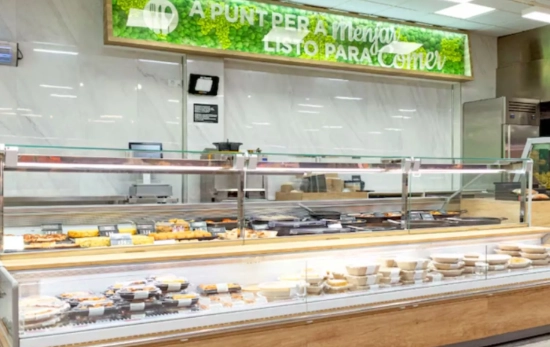 Zona de venta de platos ya listos para comer en Mercadona/ CEDIDA