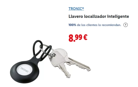 Llavero localizador inteligente/ LIDL Llavero localizador inteligente/ LIDL
