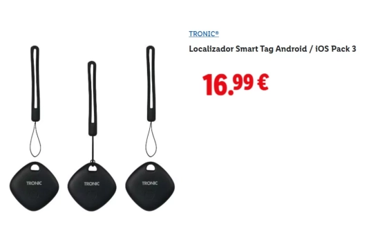Localizador Smart Tag Android / iOS Pack 3/ LIDL Localizador Smart Tag Android / iOS Pack 3/ LIDL